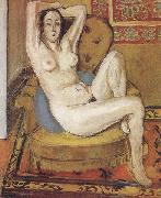 Henri Matisse Nude on a Blue Cushion (mk35) oil painting